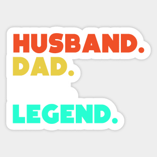 Husband.Dad.RBT.Legend. Sticker